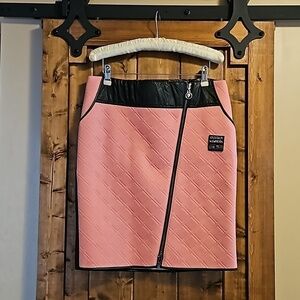 Sportalm Quilted Neoprene Skirt Pink/Black Medium